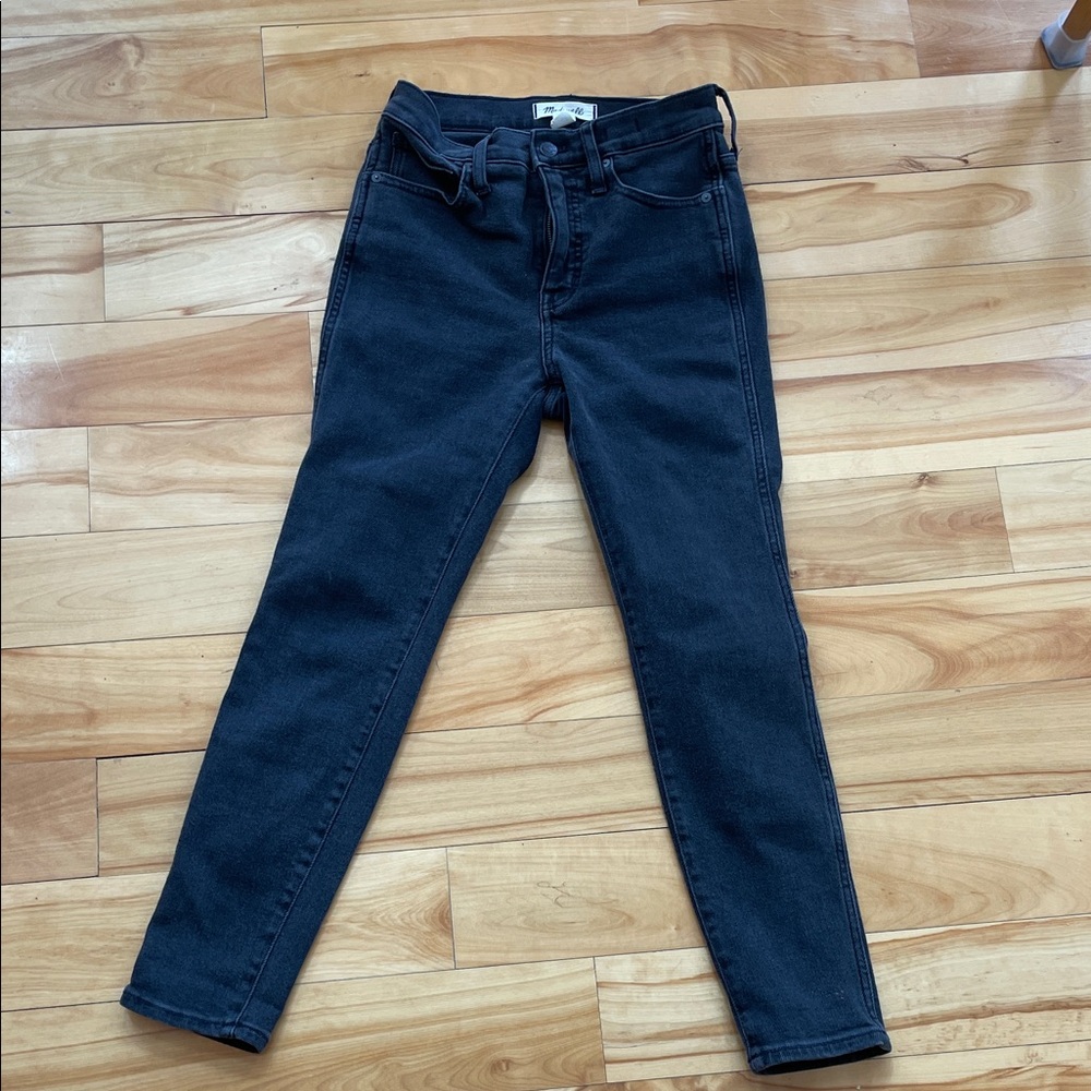 Madewell Black High-Rise Skinny Jeans